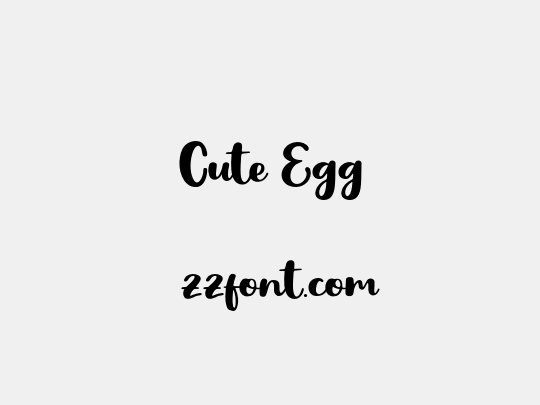 Cute Egg
