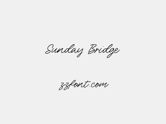 Sunday Bridge