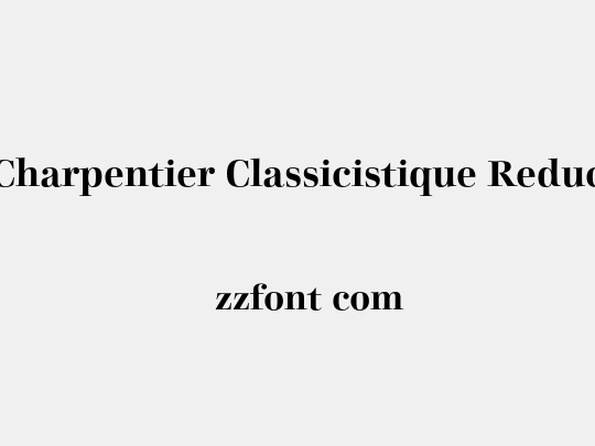 Charpentier Classicistique Reduced