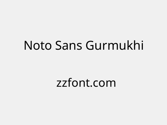 Noto Sans Gurmukhi