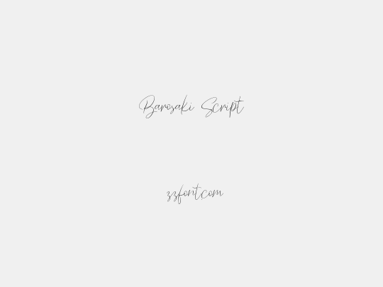 Barosaki Script