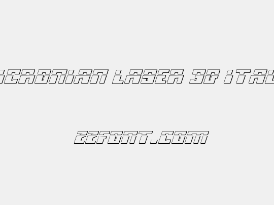 Micronian Laser 3D Italic