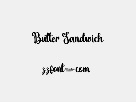Butter Sandwich
