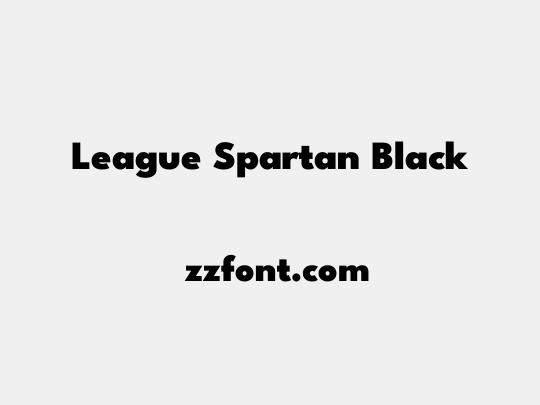 League Spartan Black