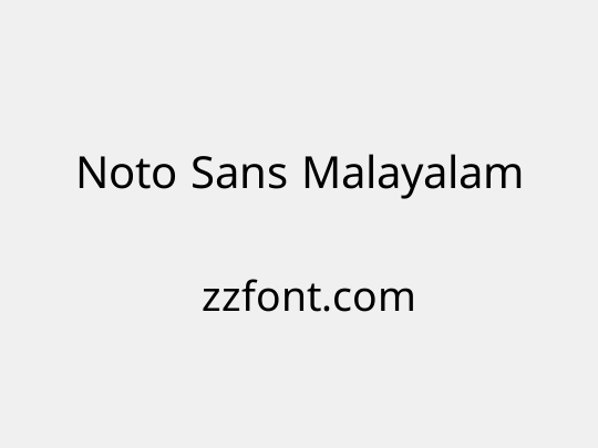 Noto Sans Malayalam