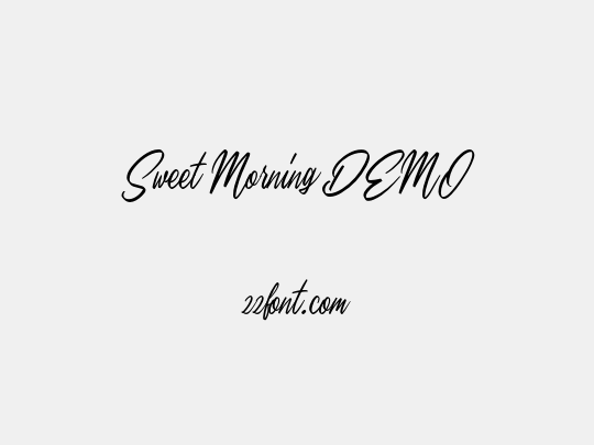 Sweet Morning DEMO