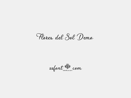 Flores del Sol Demo