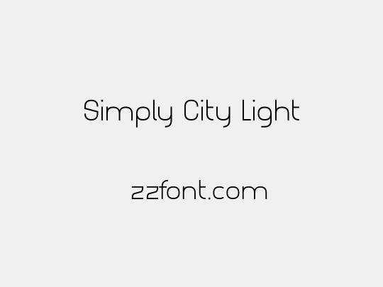 Simply City Light