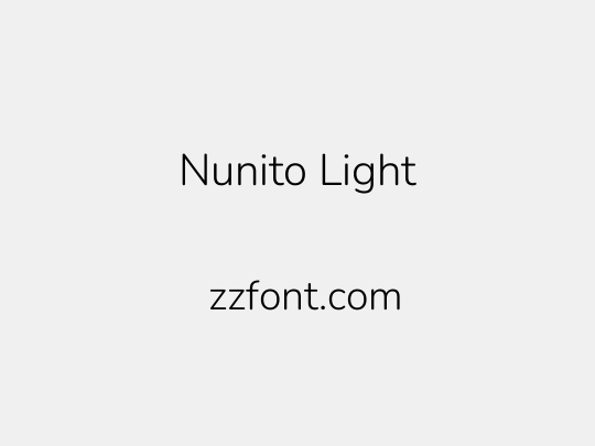 Nunito Light