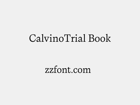 CalvinoTrial Book