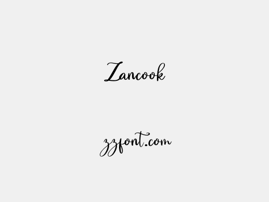 Zancook