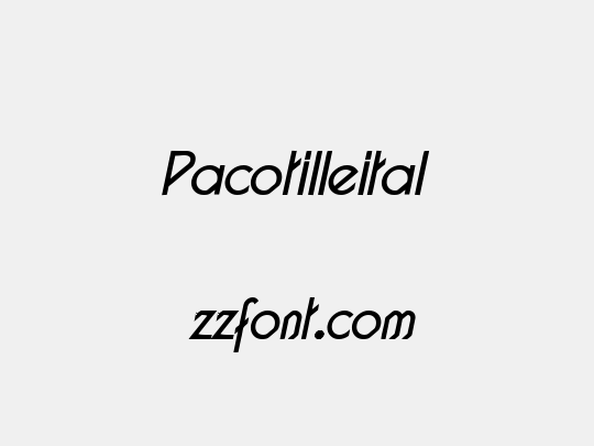 Pacotilleital