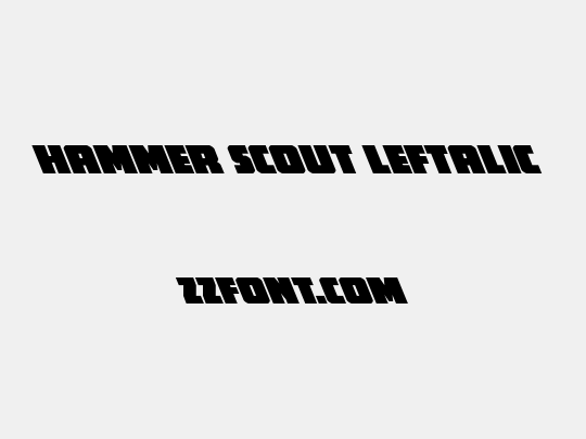 Hammer Scout Leftalic