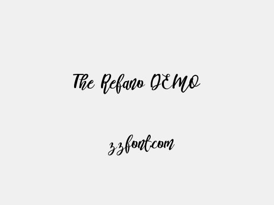 The Refano DEMO