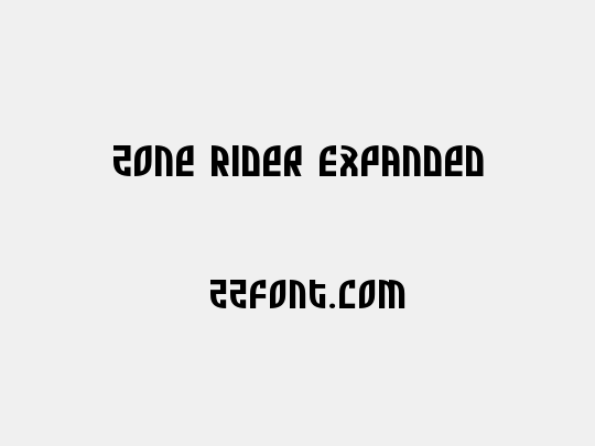Zone Rider Expanded