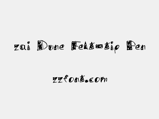 zai Dune Felt-tip Pen