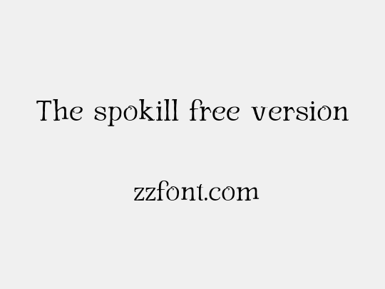 The spokill free version