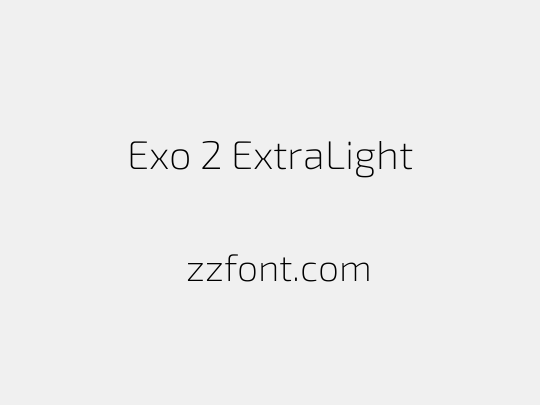 Exo 2 ExtraLight