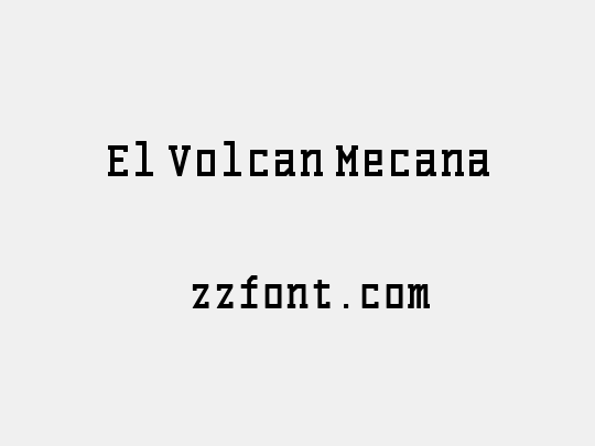 El Volcan Mecana