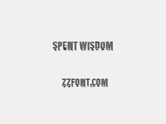 Spent Wisdom