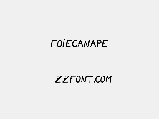 FoieCanape