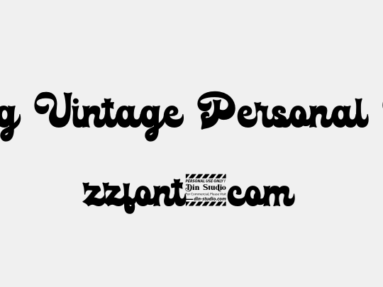 Morning Vintage Personal Use On