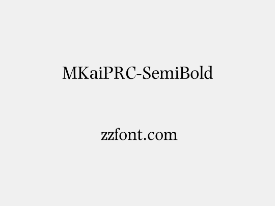 MKaiPRC-SemiBold