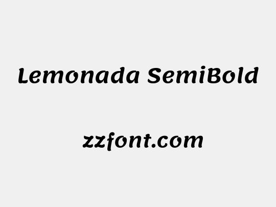 Lemonada SemiBold