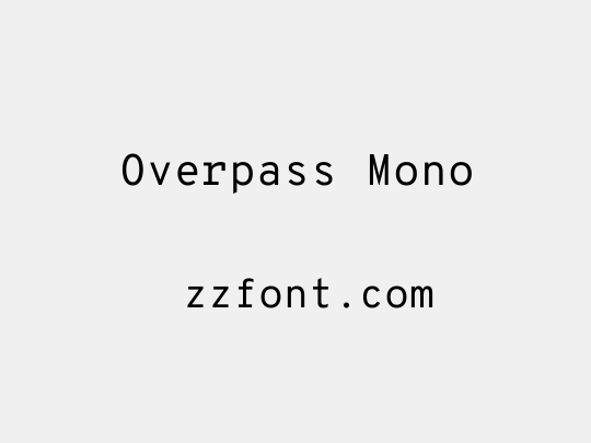 Overpass Mono