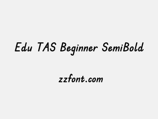 Edu TAS Beginner SemiBold