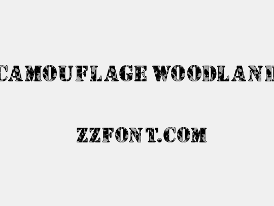 Camouflage Woodland