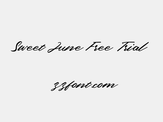 Sweet June Free Trial