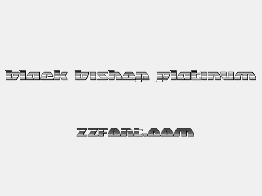 Black Bishop Platinum