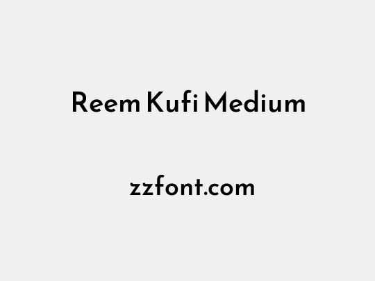 Reem Kufi Medium