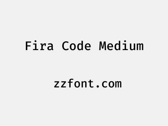 Fira Code Medium