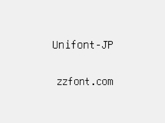 Unifont-JP