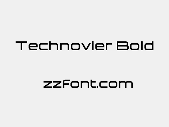 Technovier Bold
