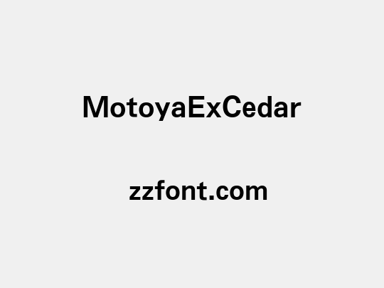 MotoyaExCedar