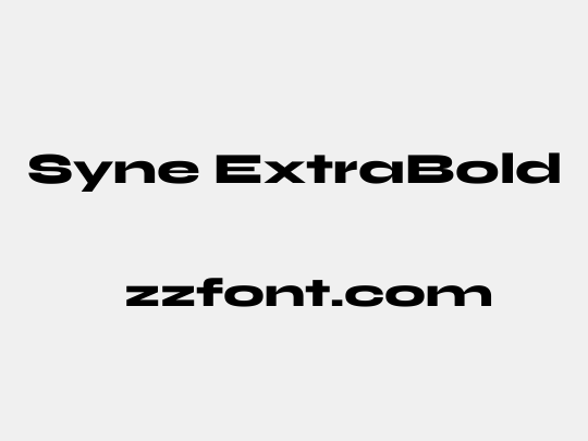 Syne ExtraBold