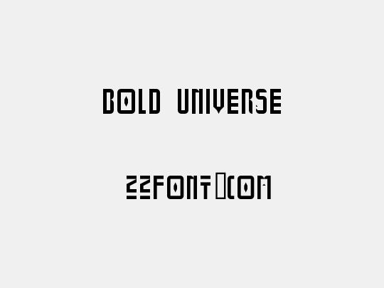Bold Universe