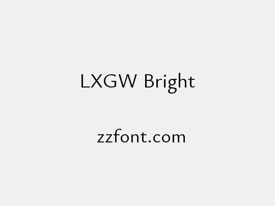 LXGW Bright