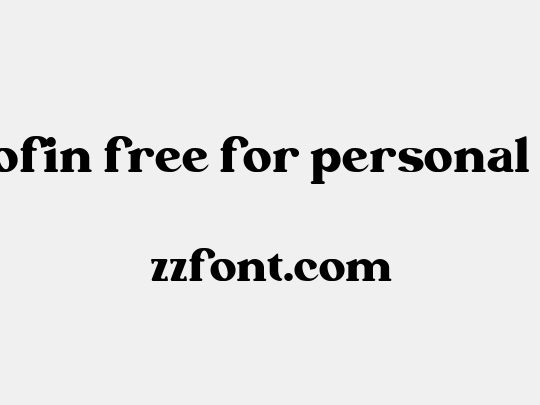 Betofin free for personal use