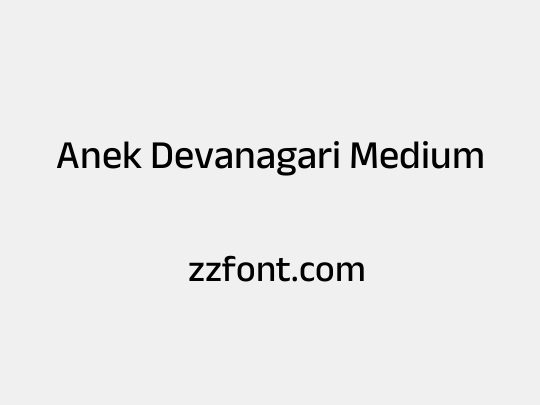 Anek Devanagari Medium