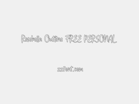 Rosebella Outline FREE PERSONAL 