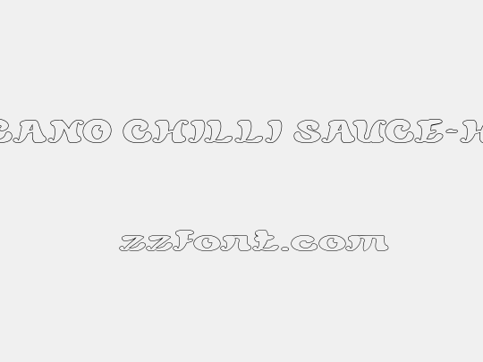 MEXICANO CHILLI SAUCE-Hollow