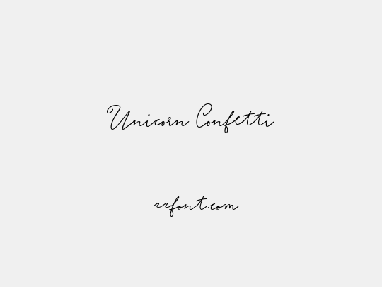 Unicorn Confetti
