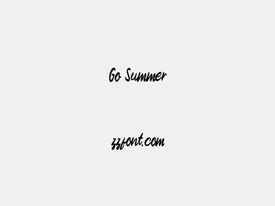 Go Summer