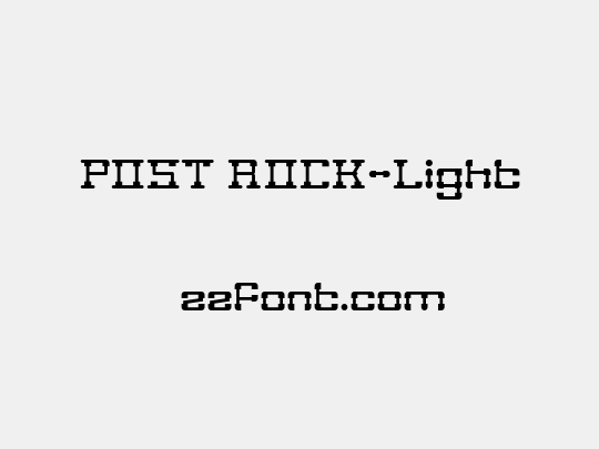 POST ROCK-Light