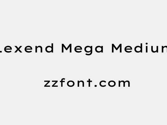 Lexend Mega Medium