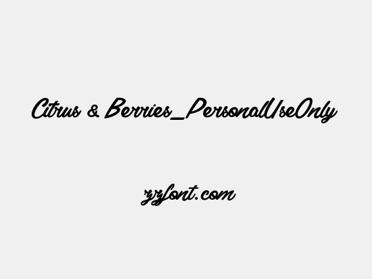 Citrus & Berries_PersonalUseOnly